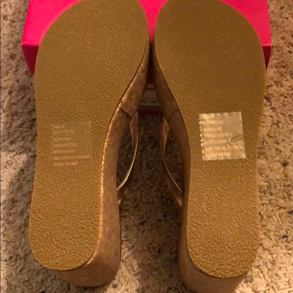 Shoe dazzle, Wedges, Fabiana, Rose Gold - Picture 3 of 3